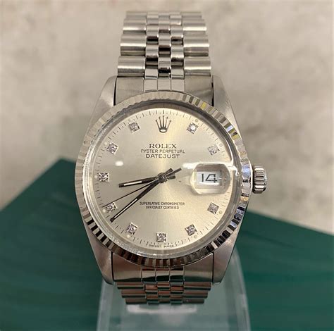 rolex diamond set dial